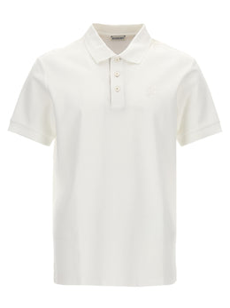 Burberry Weißes Poloshirt aus Baumwolle