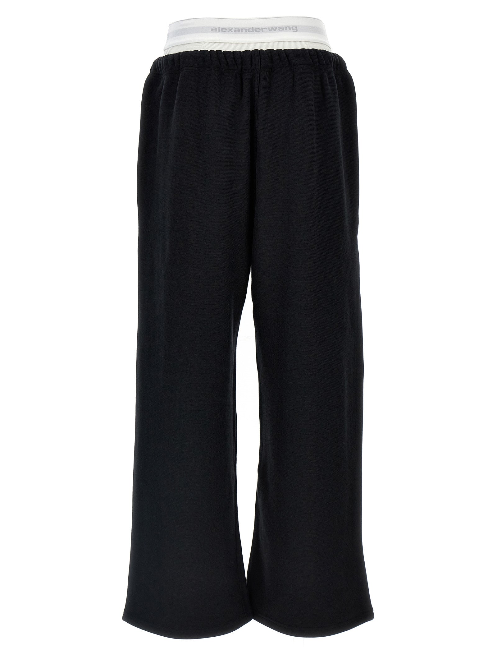 T BY ALEXANDER WANG Schwarze Baumwoll-Jogginghose (Trainingshose)
