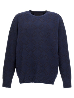 Givenchy Blauer Wollcardigan