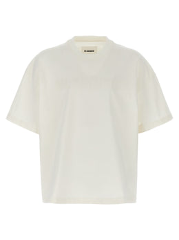 Jil Sander Weißes Baumwoll-T-Shirt