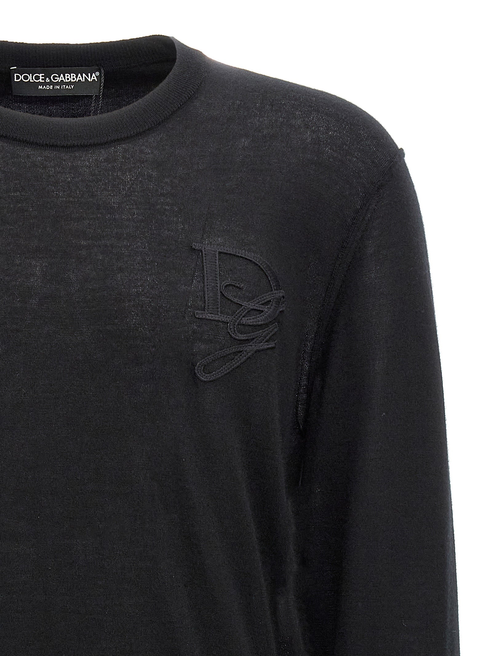 Dolce & Gabbana Schwarzer Kaschmir-Cardigan