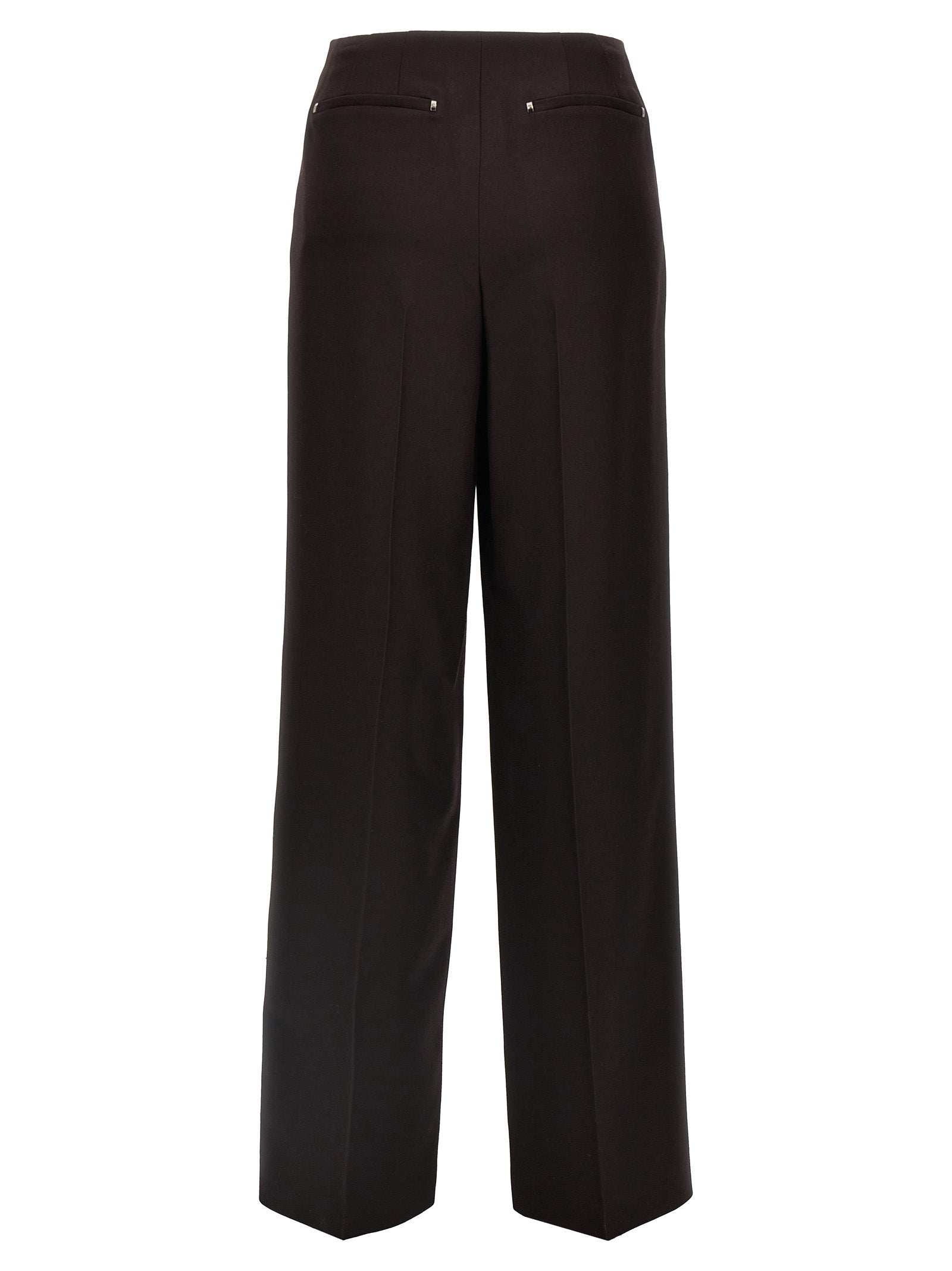 Fendi Lila Hose aus reiner Schurwolle