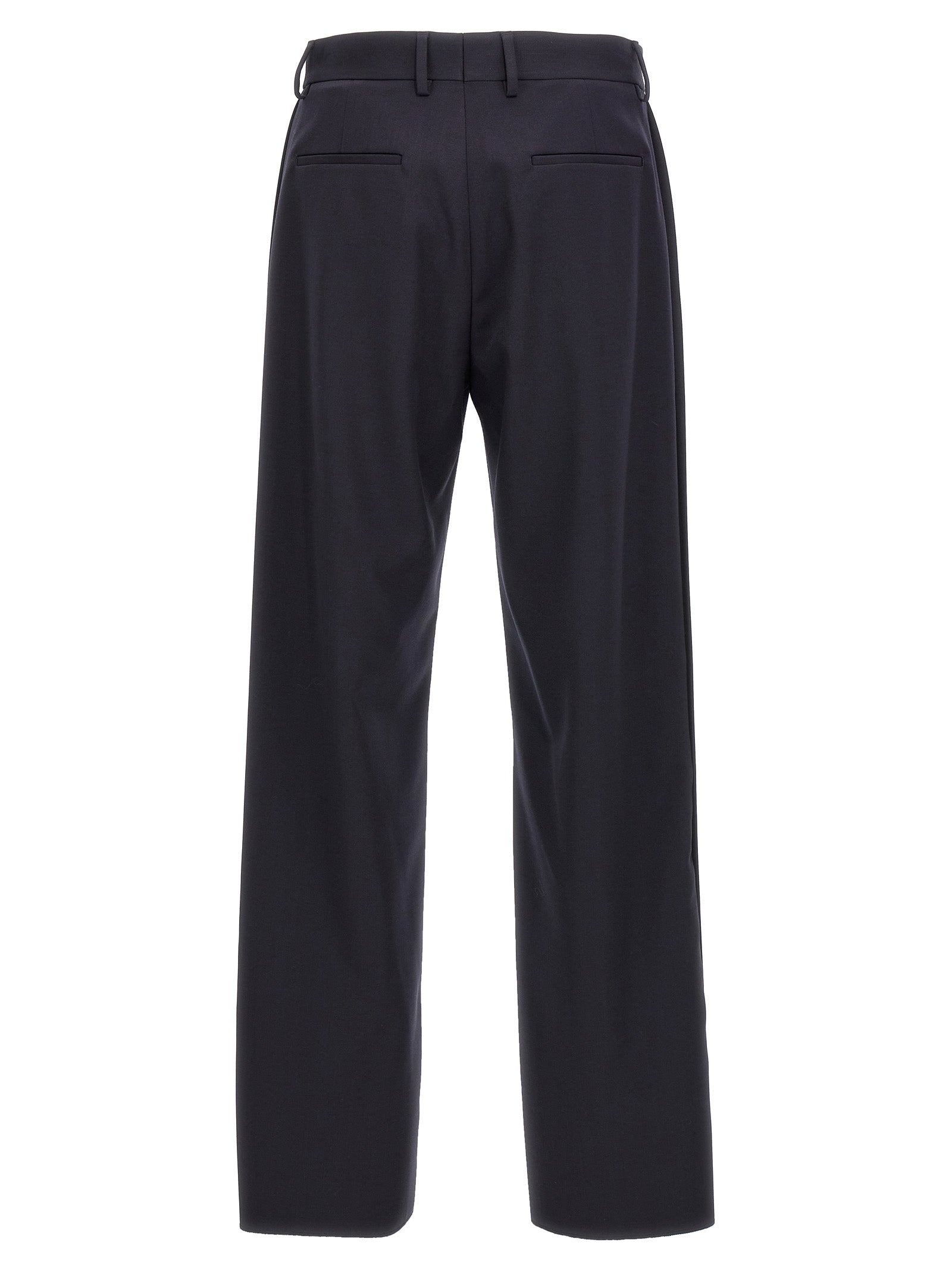Fendi Blaue Freizeithose aus Polyester