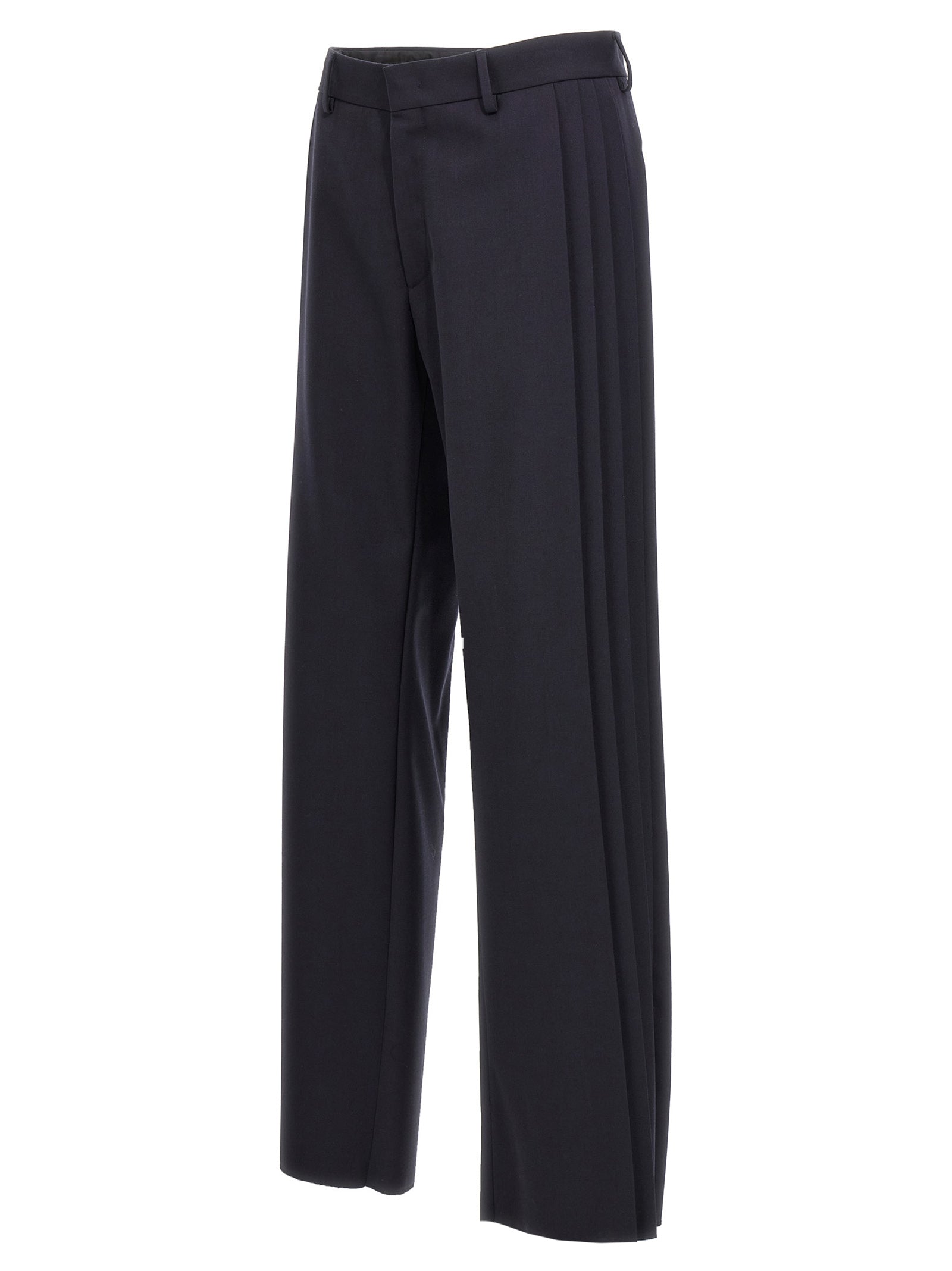 Fendi Blaue Freizeithose aus Polyester