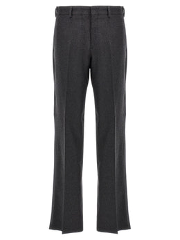 Fendi Graue Kaschmir-Freizeithose