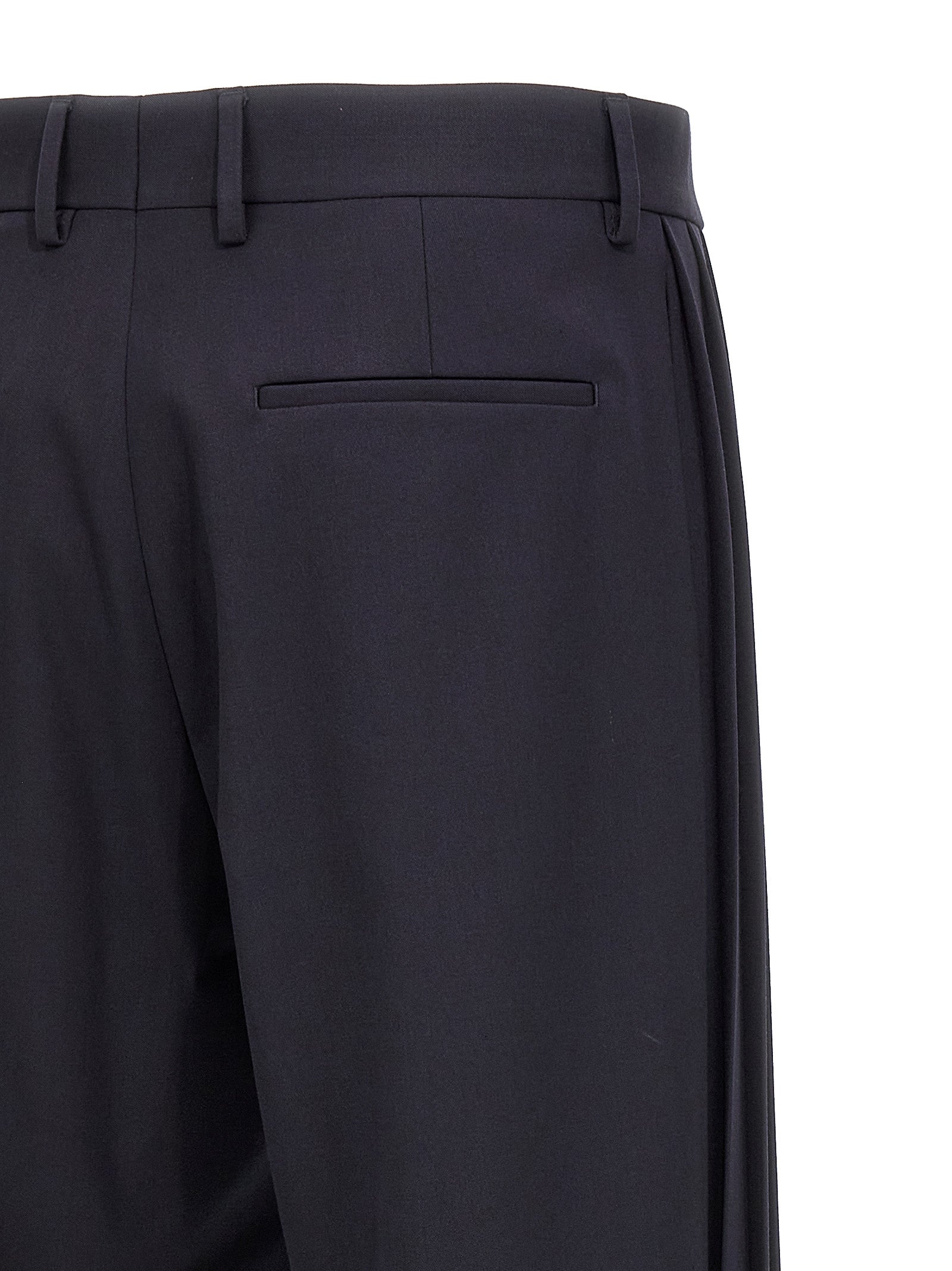 Fendi Blaue Freizeithose aus Polyester