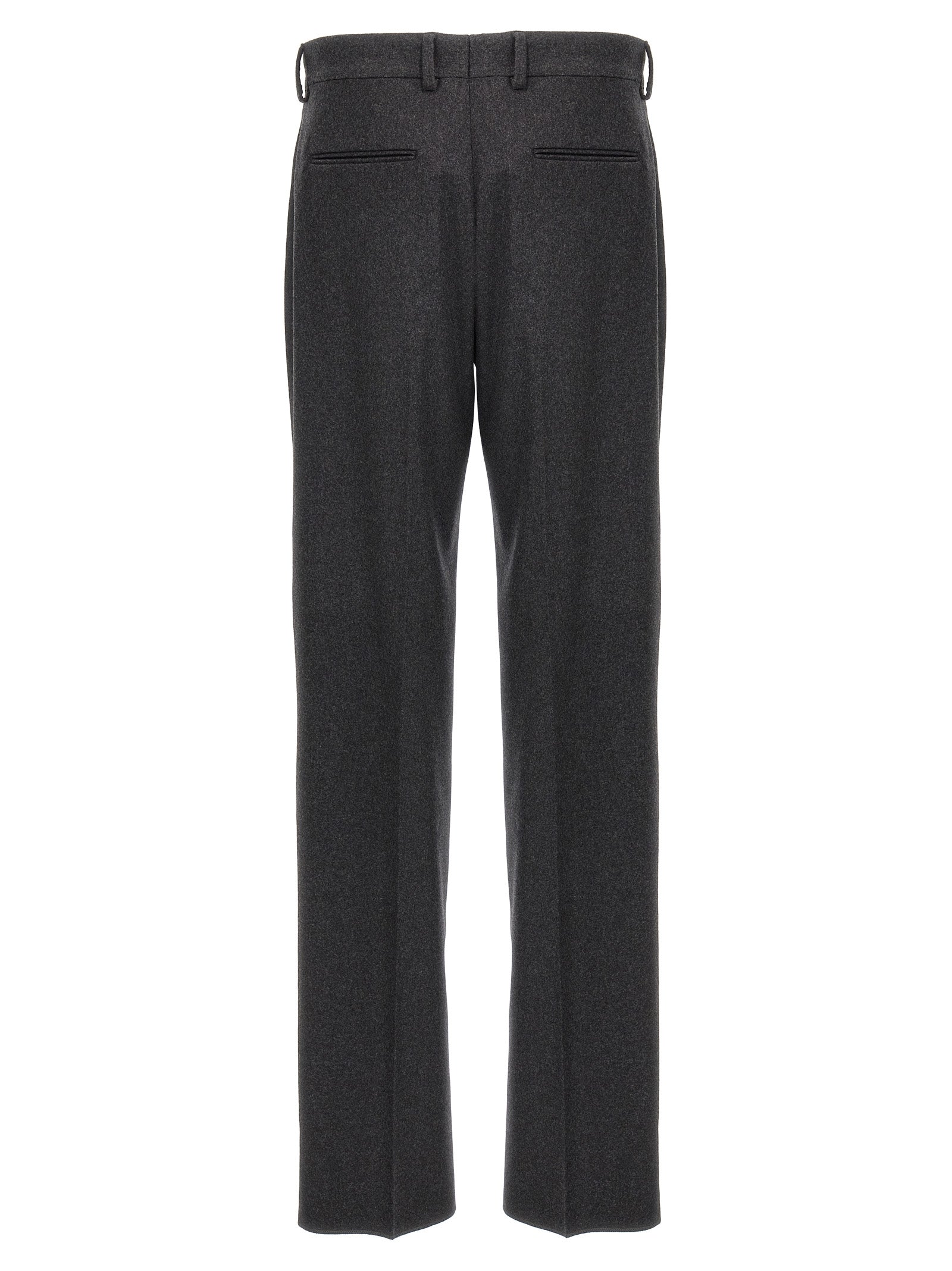 Fendi Graue Kaschmir-Freizeithose