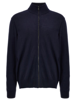 Hugo Boss Blauer Wollcardigan