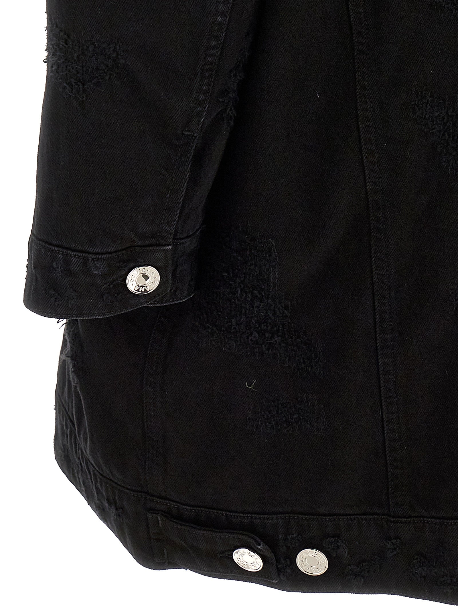 Dolce & Gabbana Schwarze Baumwoll-Denimjacke