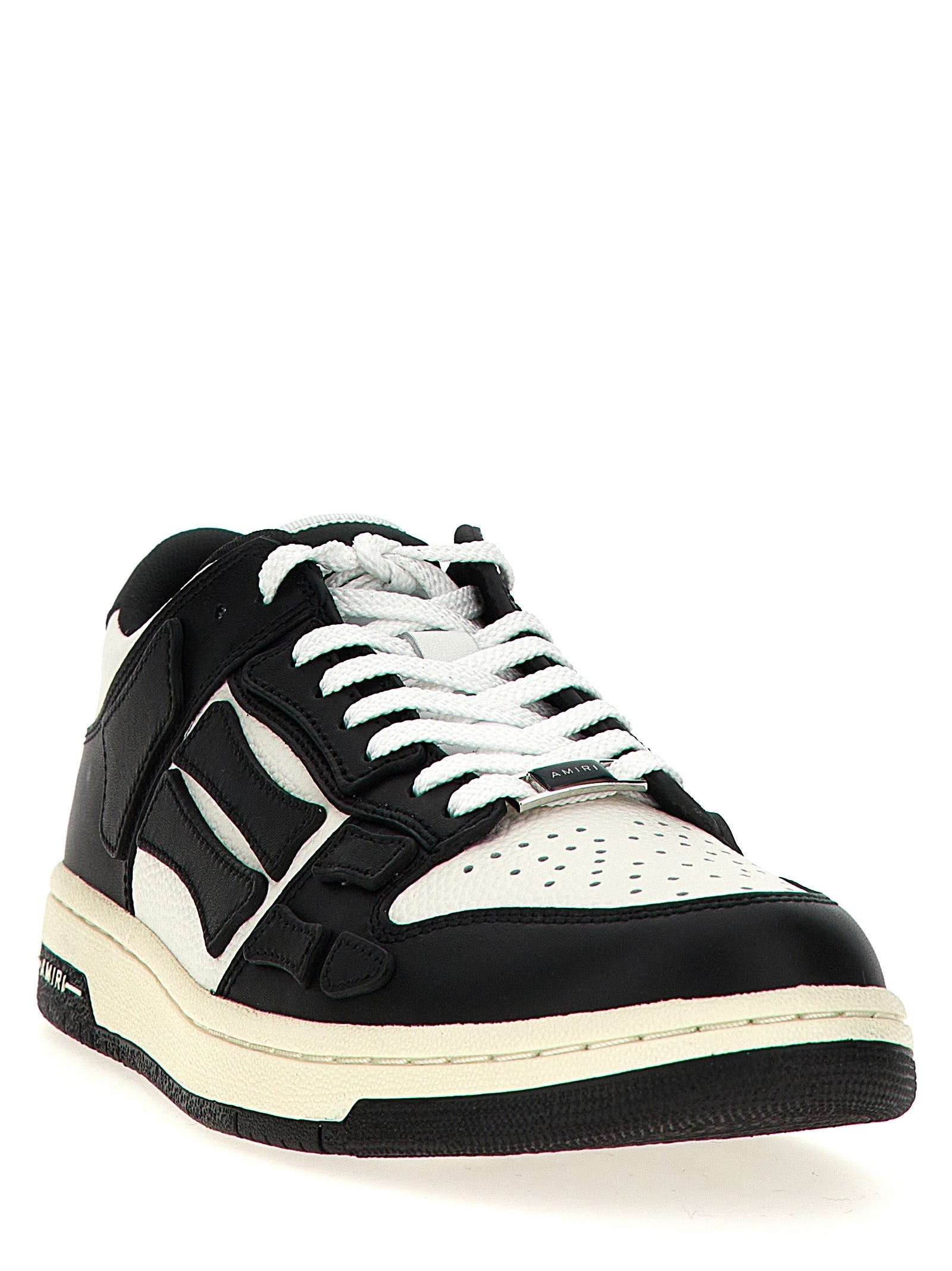 Amiri Zweifarbige Low-Top-Sneaker aus Rindsleder