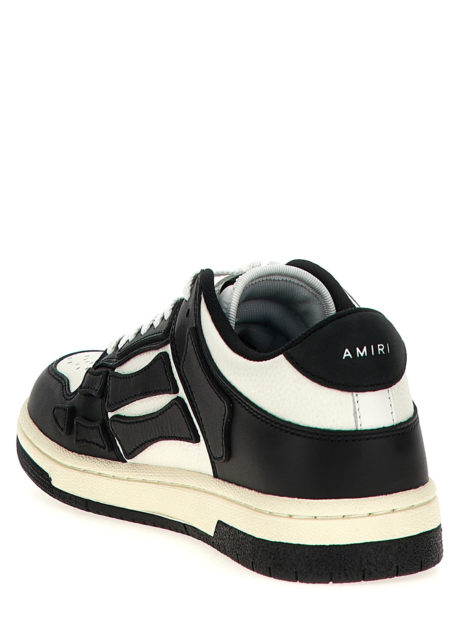 Amiri Zweifarbige Low-Top-Sneaker aus Rindsleder