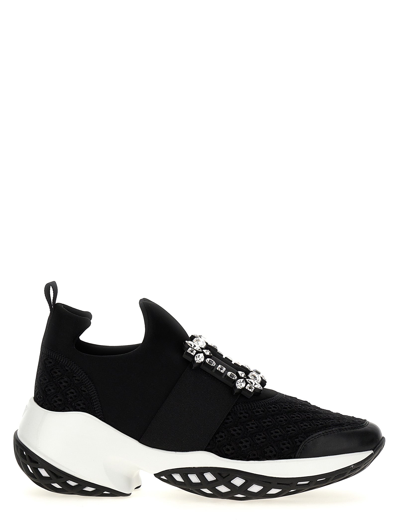 Roger Vivier Schwarze Sneaker aus Polyester für sportliche Looks