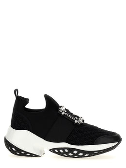 Roger Vivier Schwarze Sneaker aus Polyester für sportliche Looks