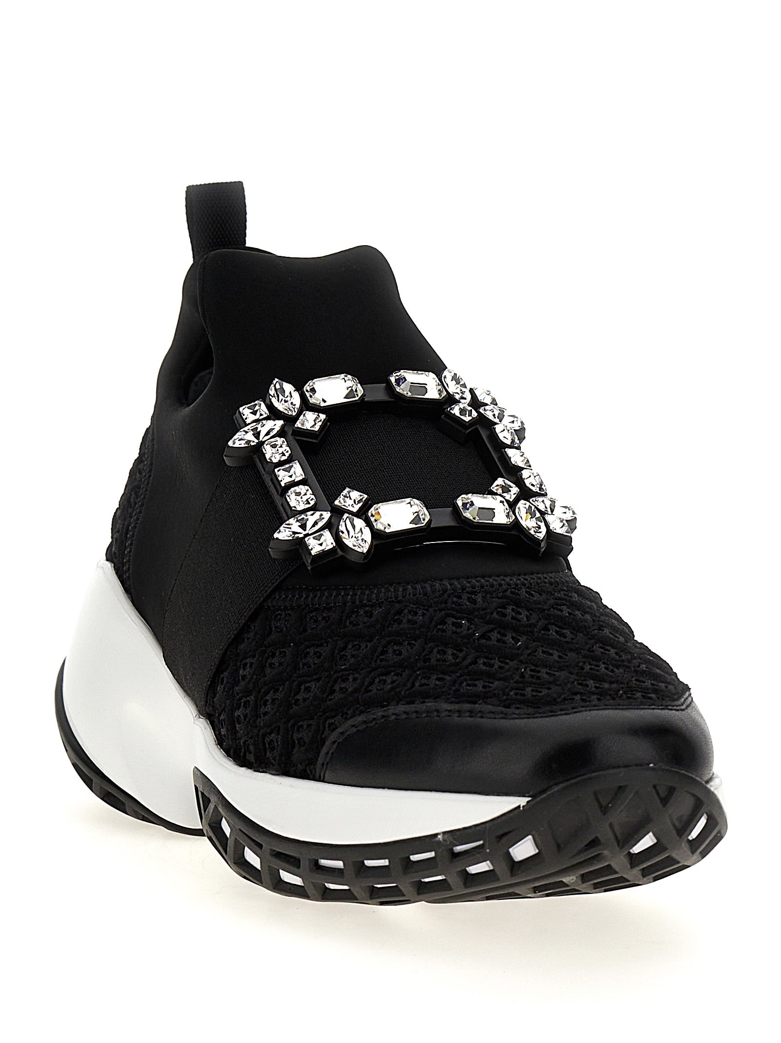 Roger Vivier Schwarze Sneaker aus Polyester für sportliche Looks