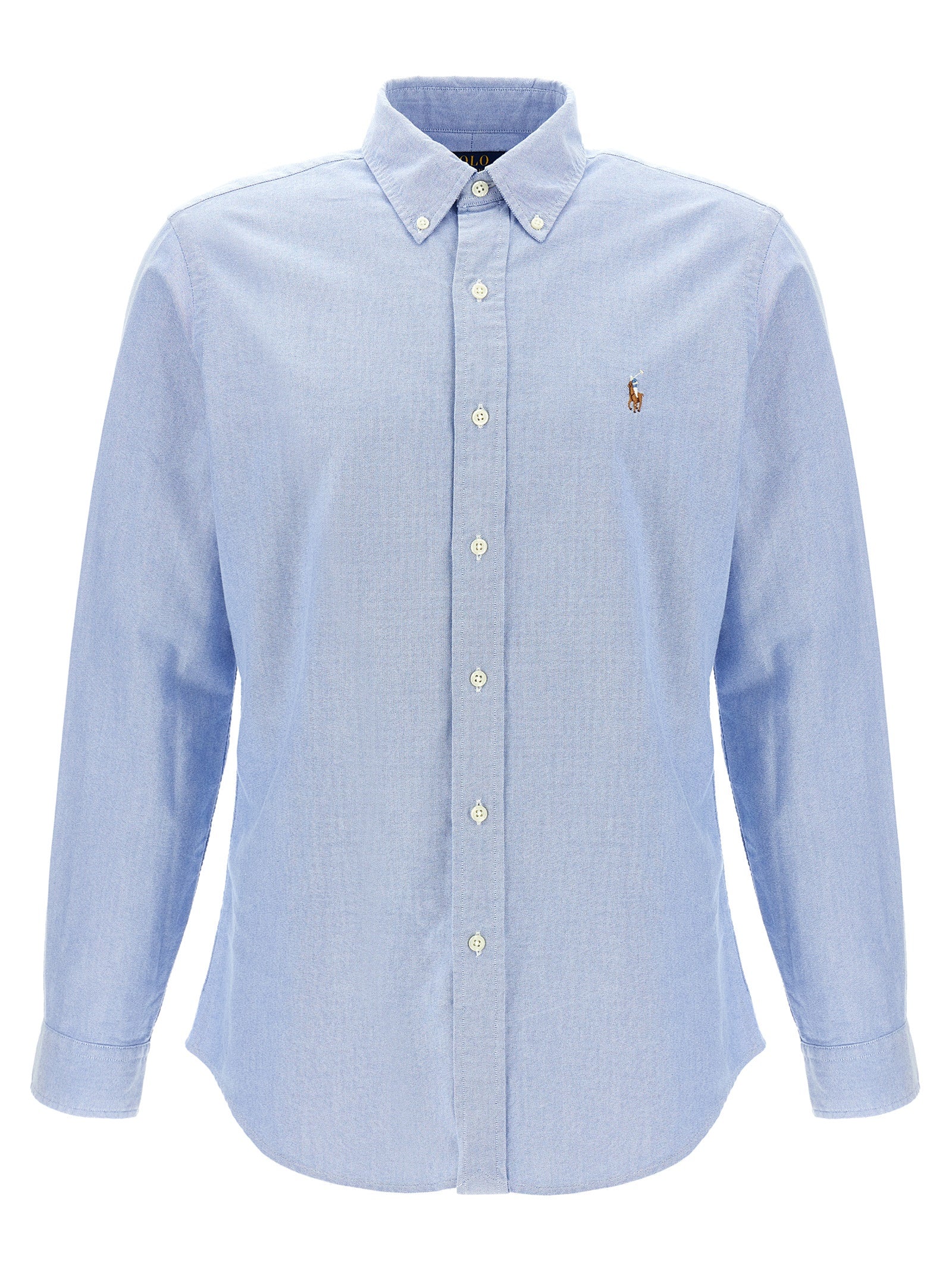 Polo Ralph Lauren Blaue Baumwollbluse