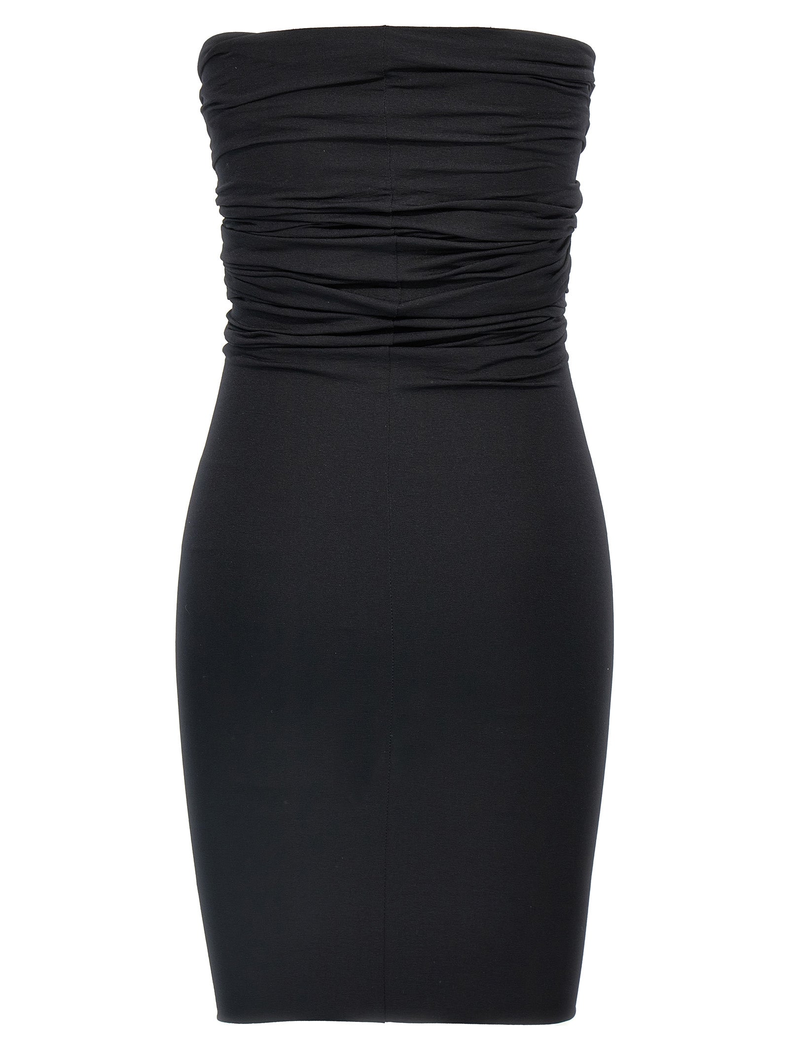 Rick Owens Kurzes Schwarzes Kleid aus Nylon