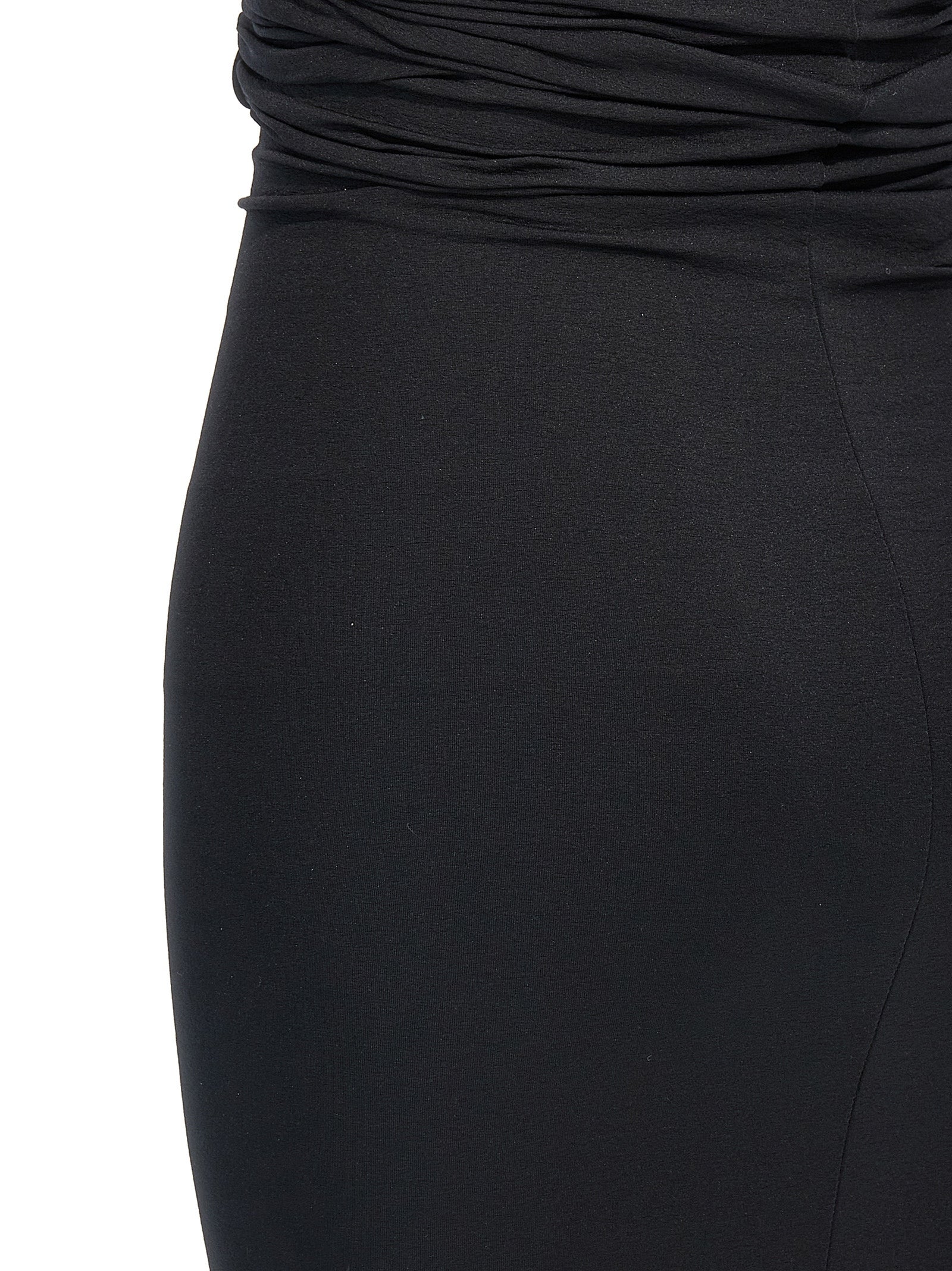 Rick Owens Kurzes Schwarzes Kleid aus Nylon