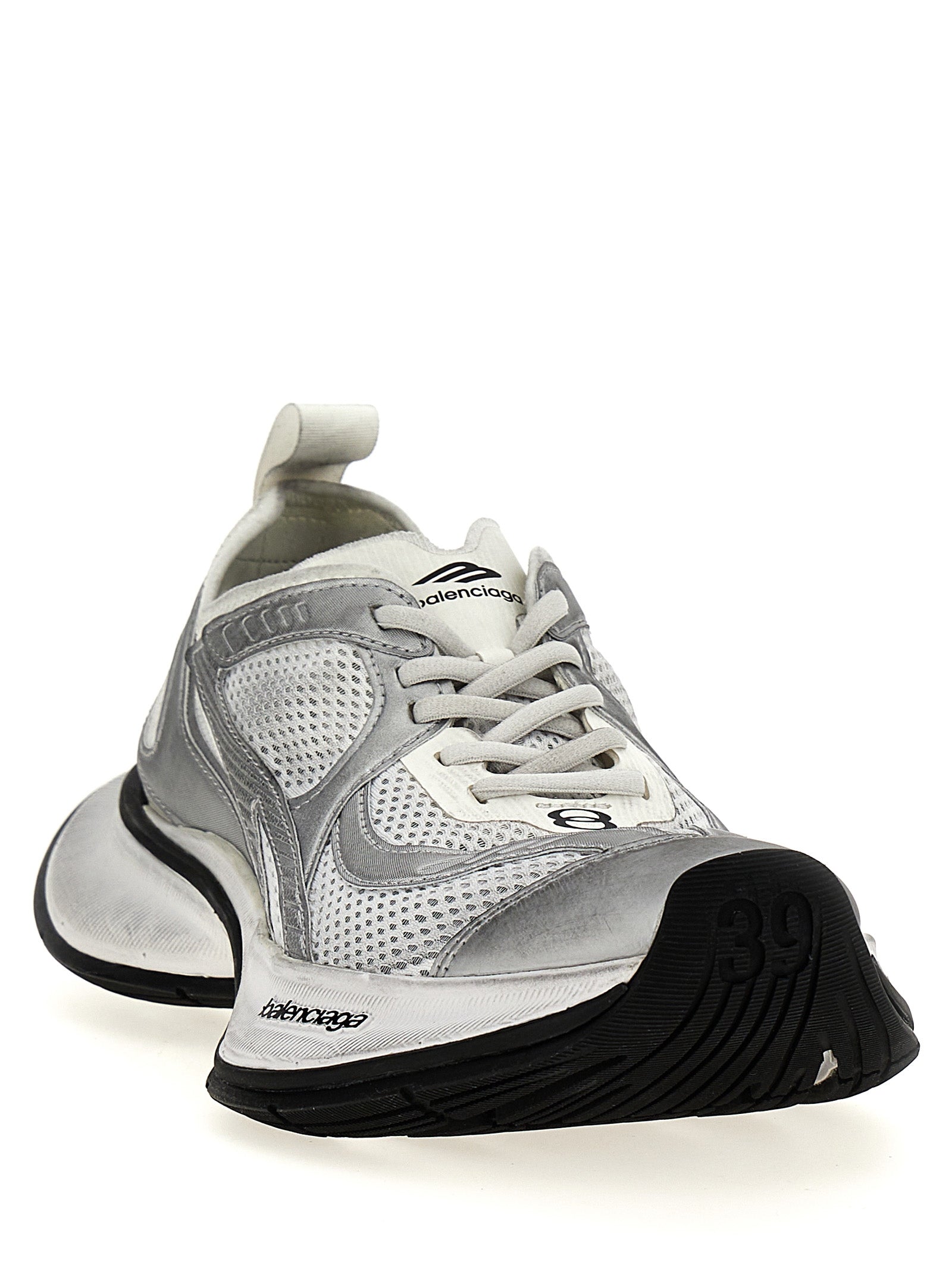 Balenciaga Graue Sportschuhe aus Polyester