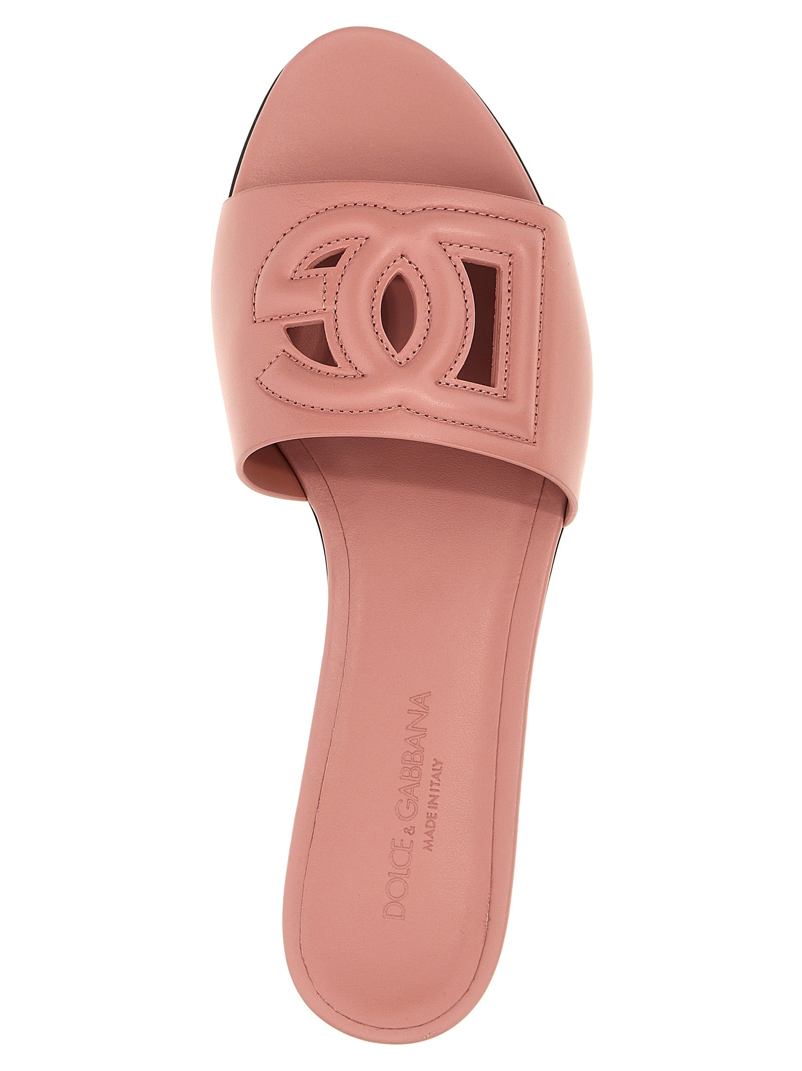 Dolce & Gabbana Multicolor Kalbsleder-Slipper