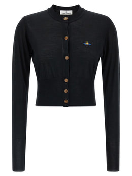 Vivienne Westwood Schwarzer Wollcardigan