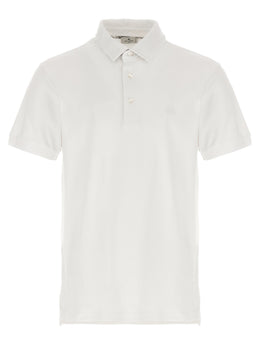 Etro Weißes Poloshirt aus Baumwolle