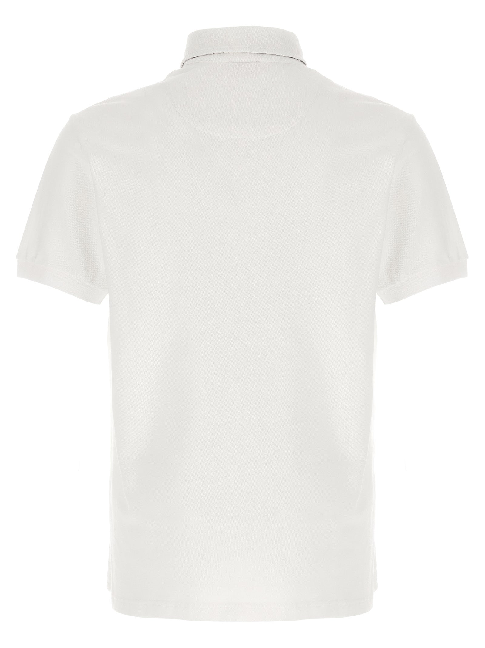 Etro Weißes Poloshirt aus Baumwolle