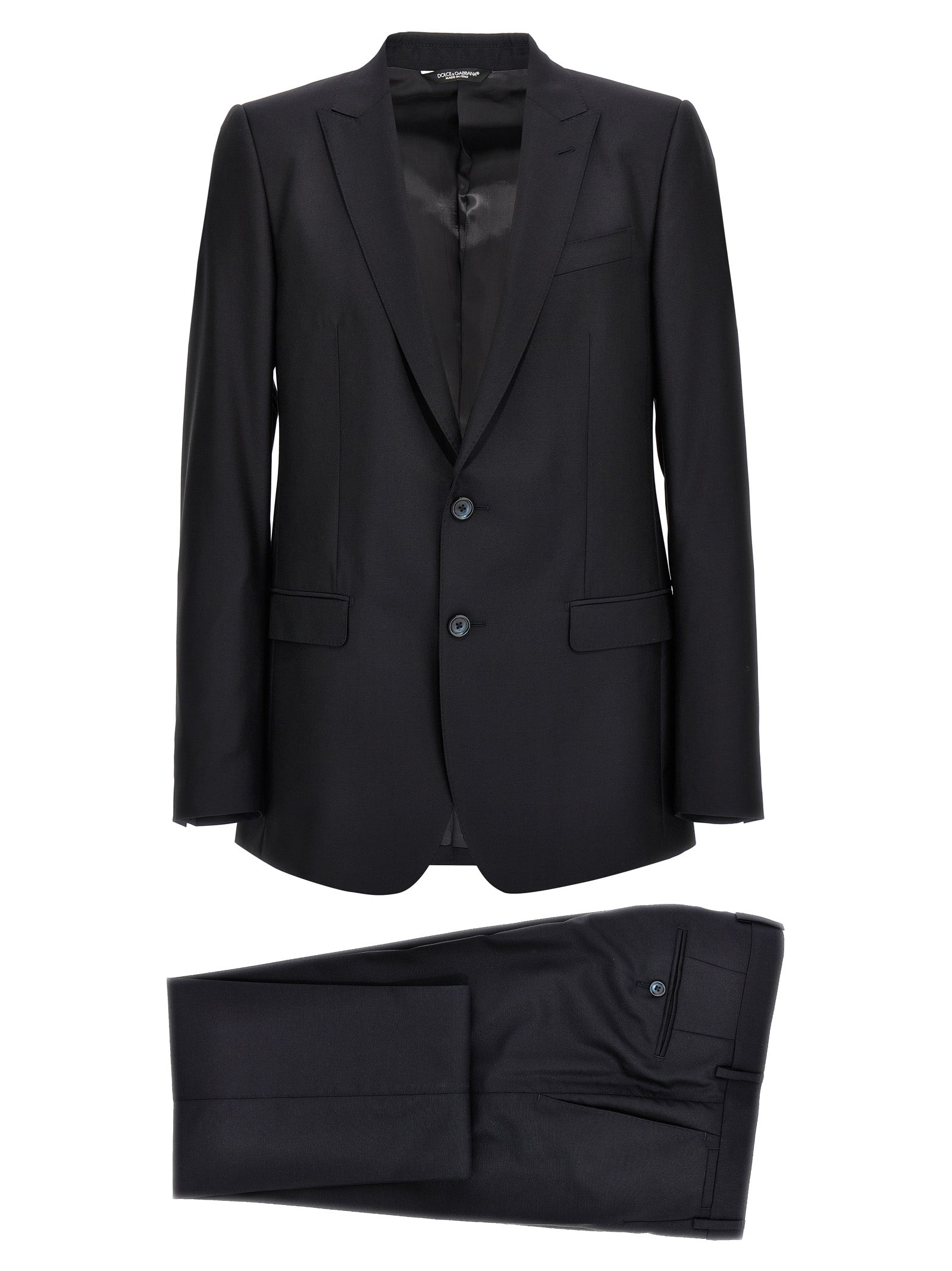 Dolce & Gabbana Blauvio Woll-Zweiteiler