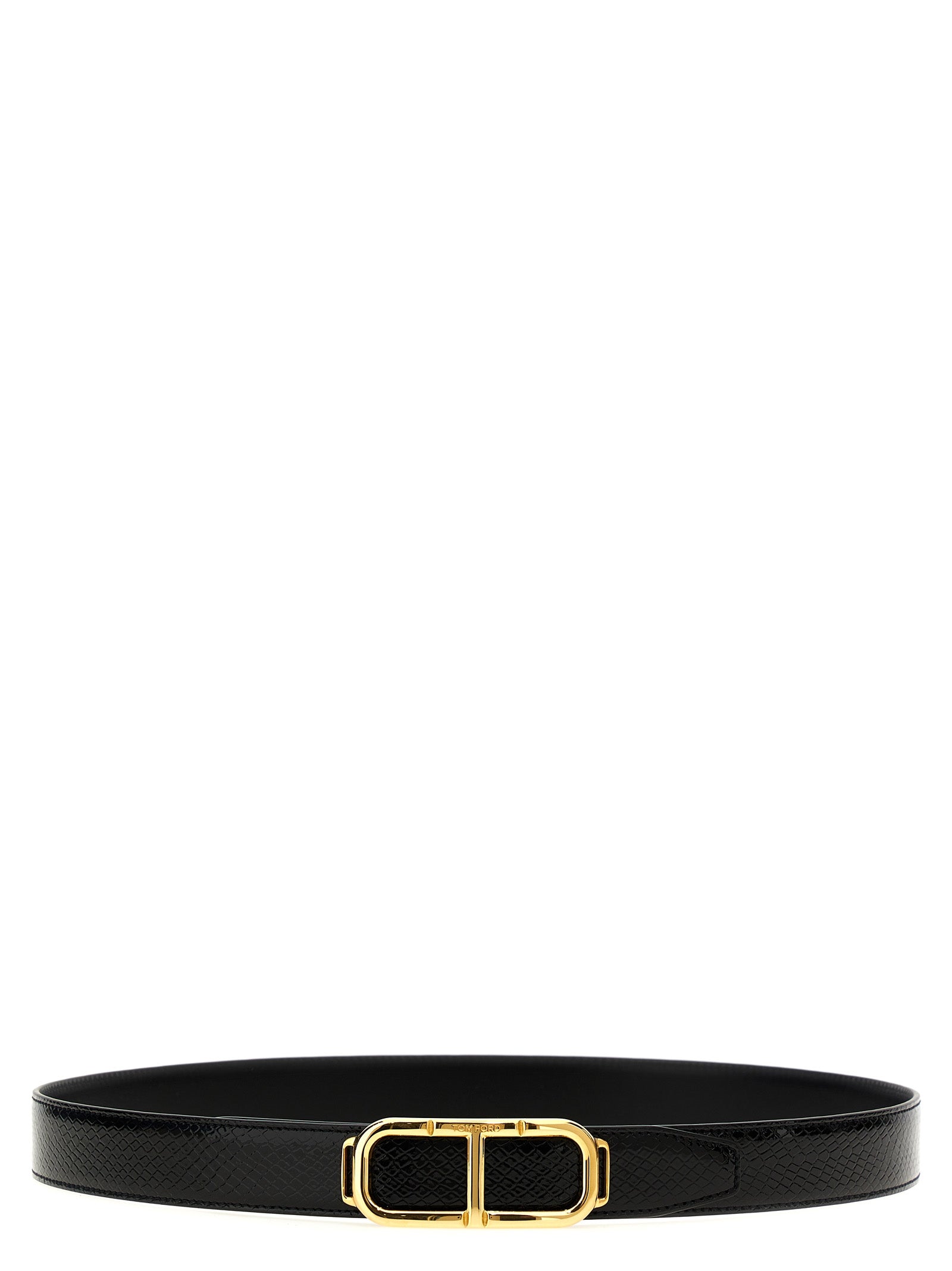 Tom Ford Schwarzer Ledergürtel Regular
