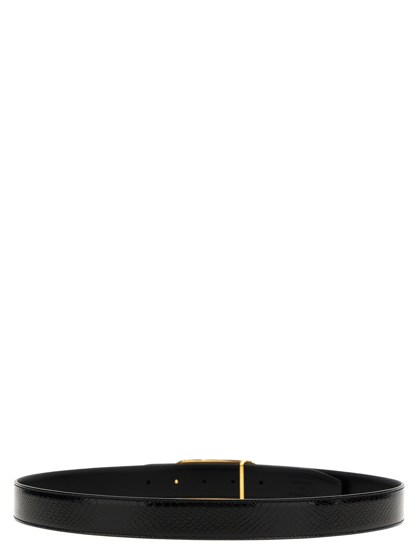 Tom Ford Schwarzer Ledergürtel Regular