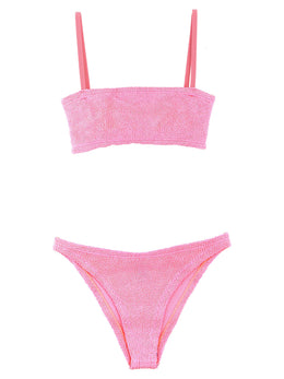 Hunza G Mehrfarbiger Bikini aus Polyamid