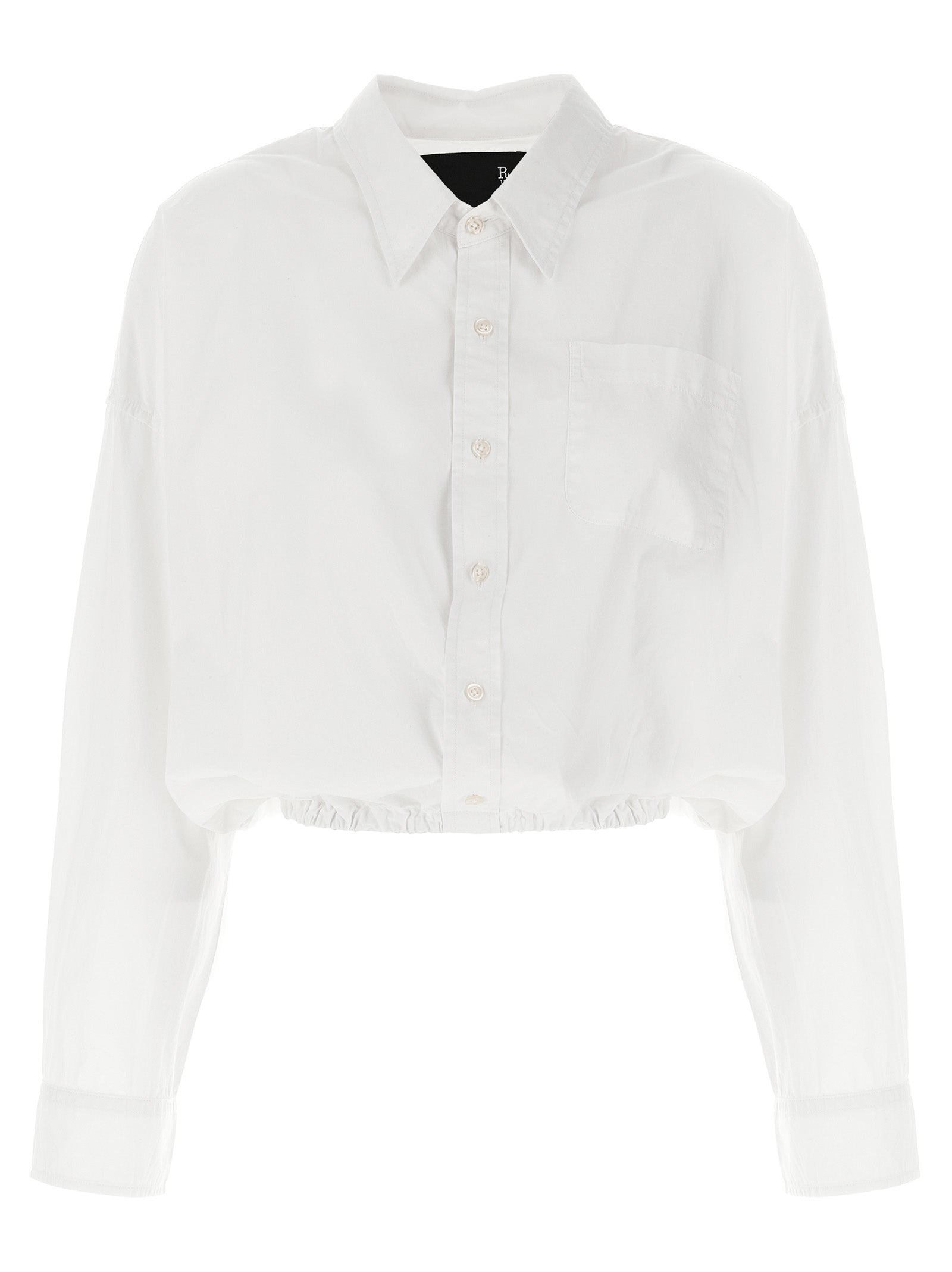 R13 Weiße Baumwollbluse