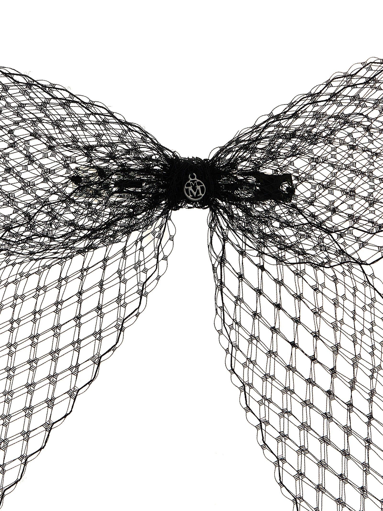 Maison Michel Schwarze Haarspange aus Polyester