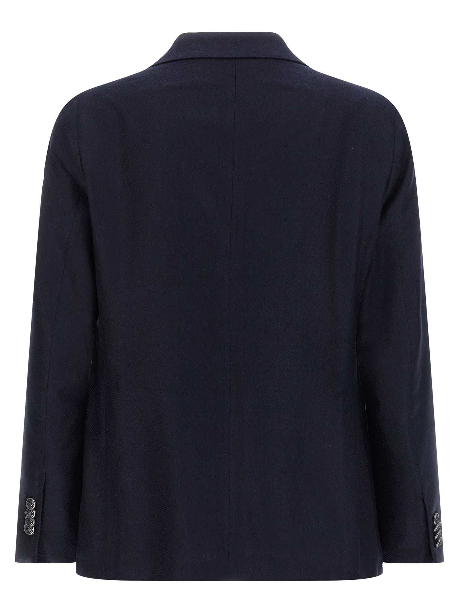 Tagliatore Blauer Seidenblazer