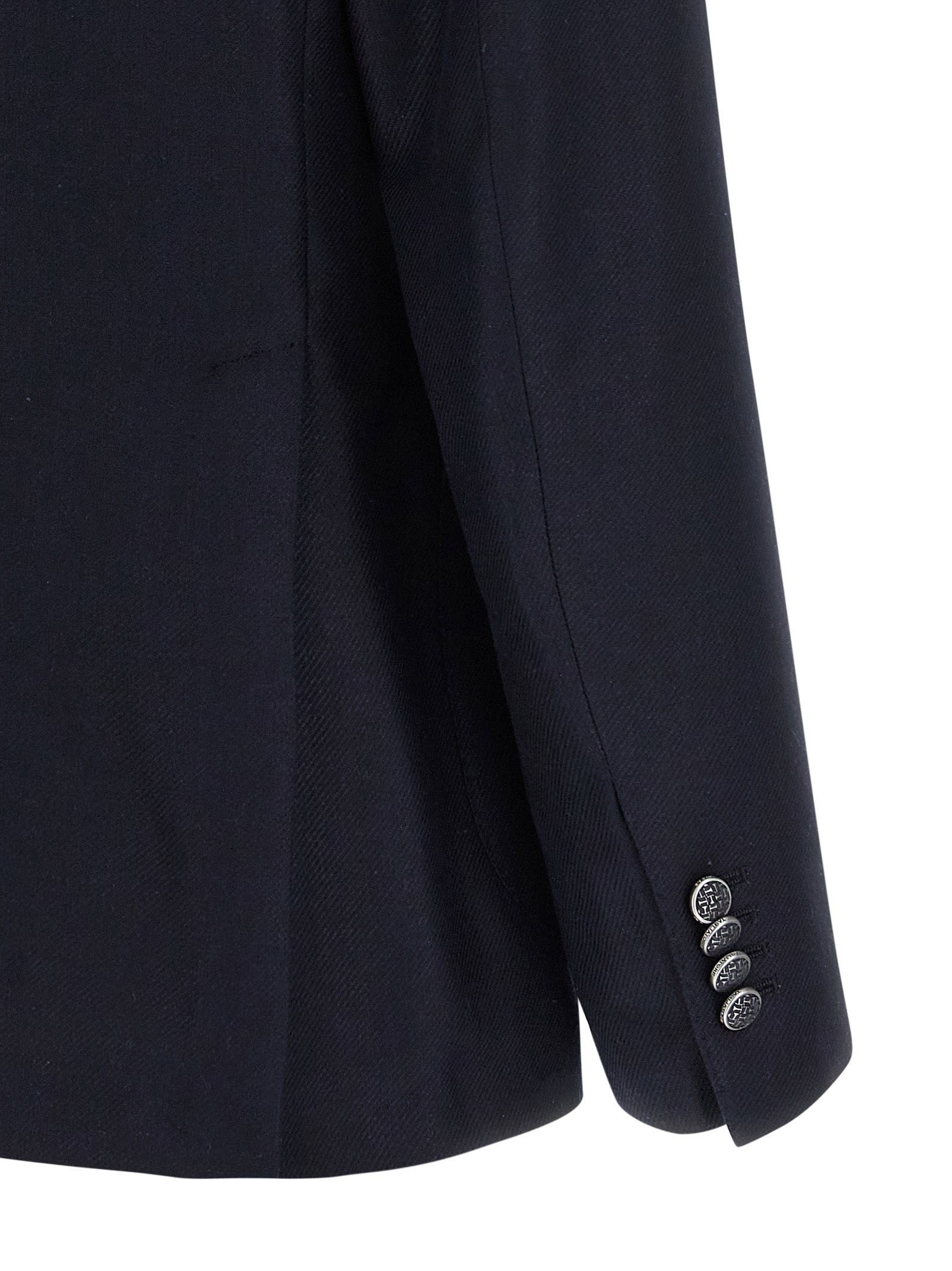 Tagliatore Blauer Seidenblazer