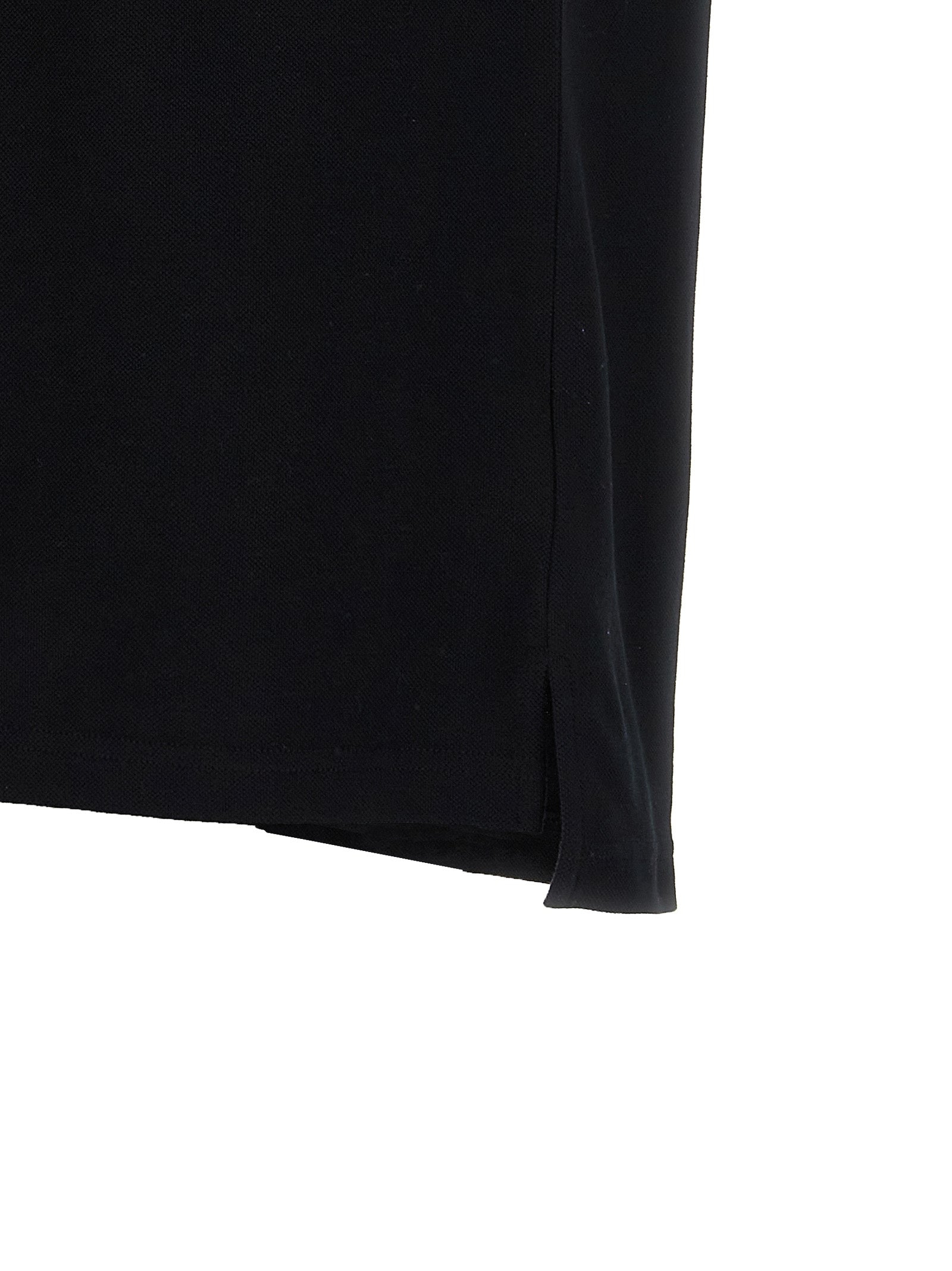Moschino Schwarzes Baumwoll-Poloshirt