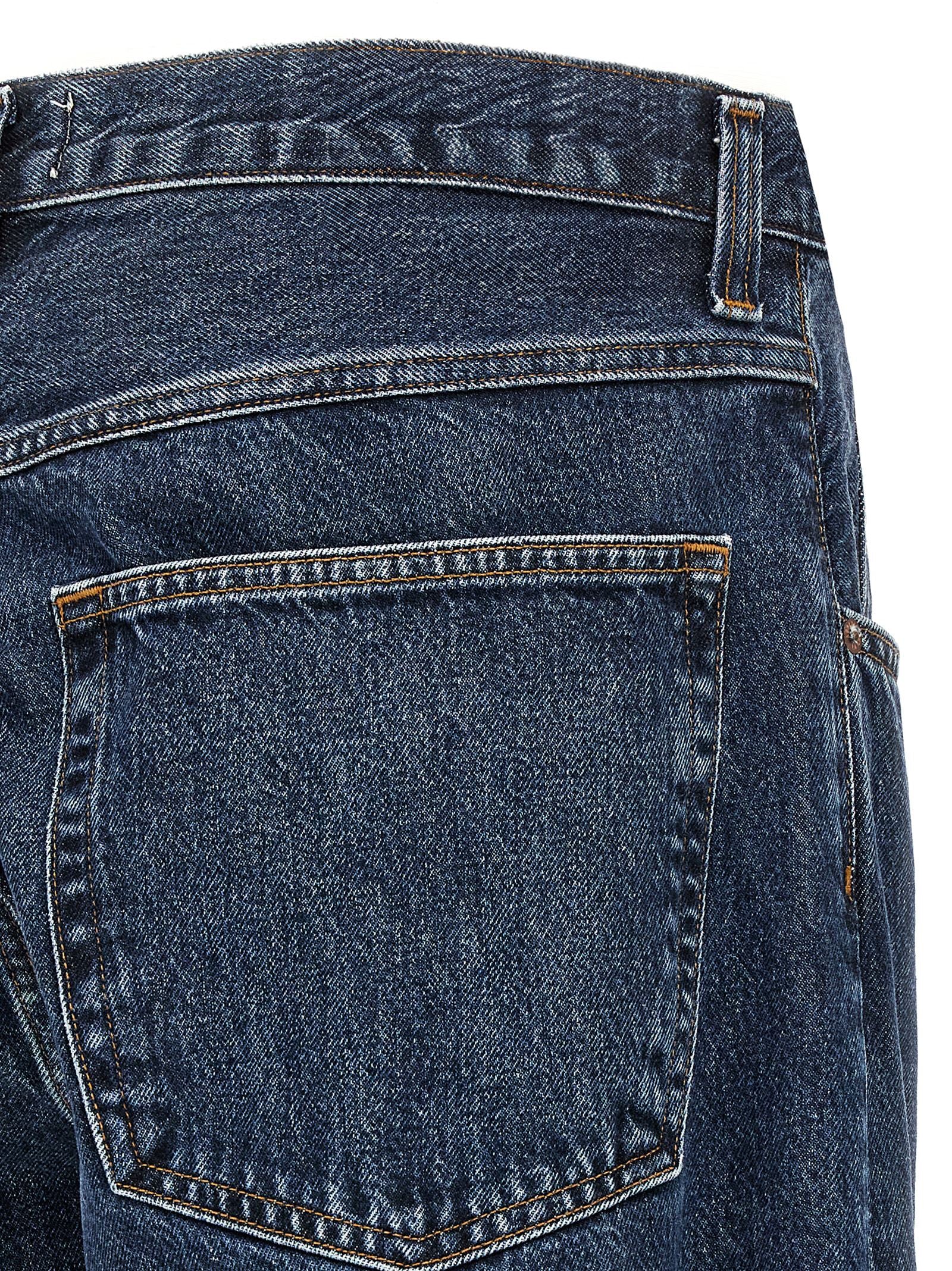 Agolde Blaue Baumwolljeans Denim