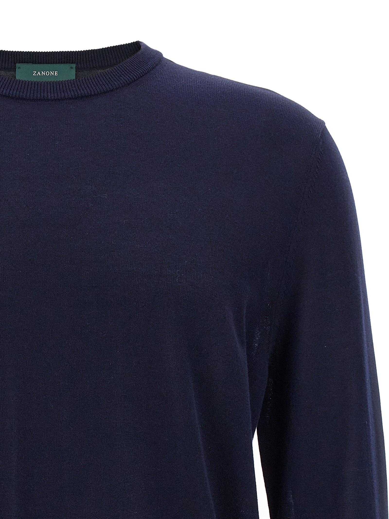 ZANONE Blauer Baumwollcardigan