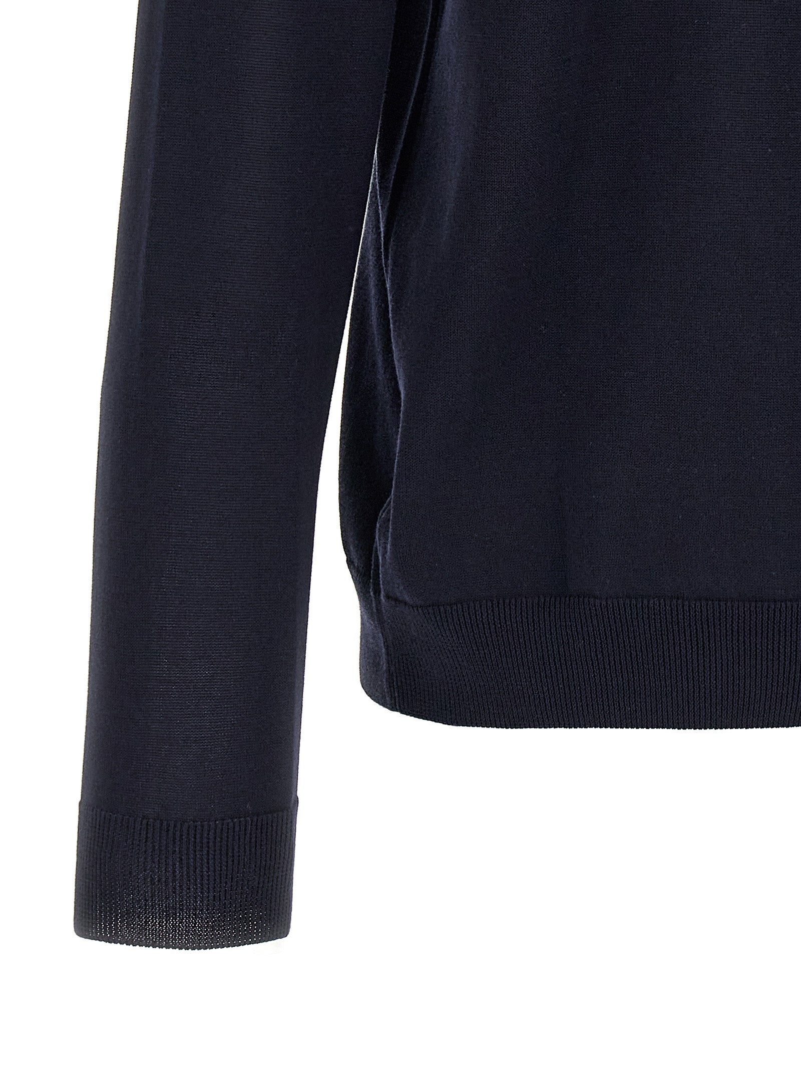 ZANONE Blauer Baumwollcardigan
