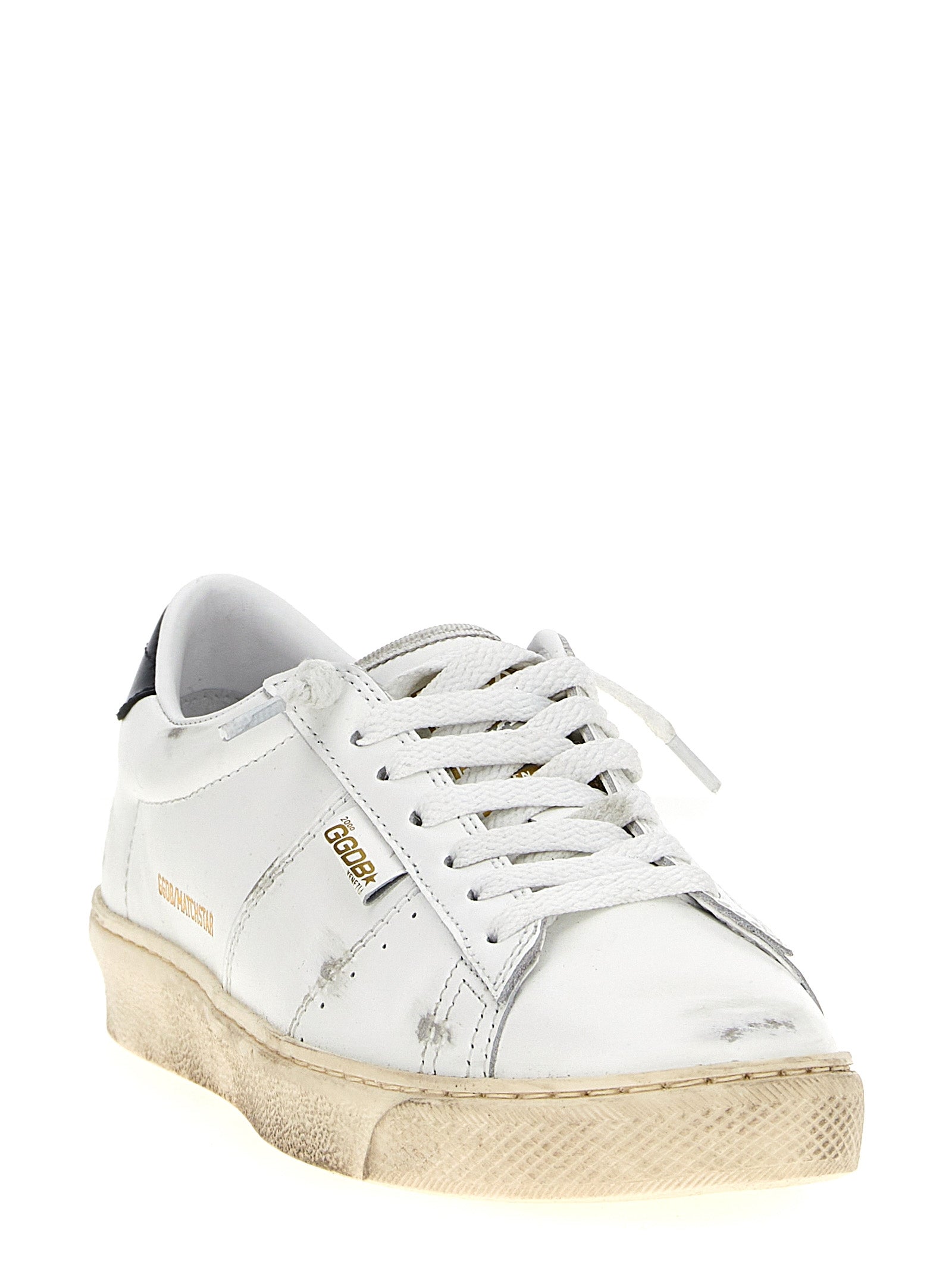 Golden Goose Blaue Sneaker aus Rindsleder
