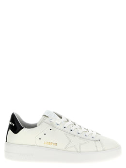 Golden Goose Schwarze Low-Top-Sneaker aus Rindsleder