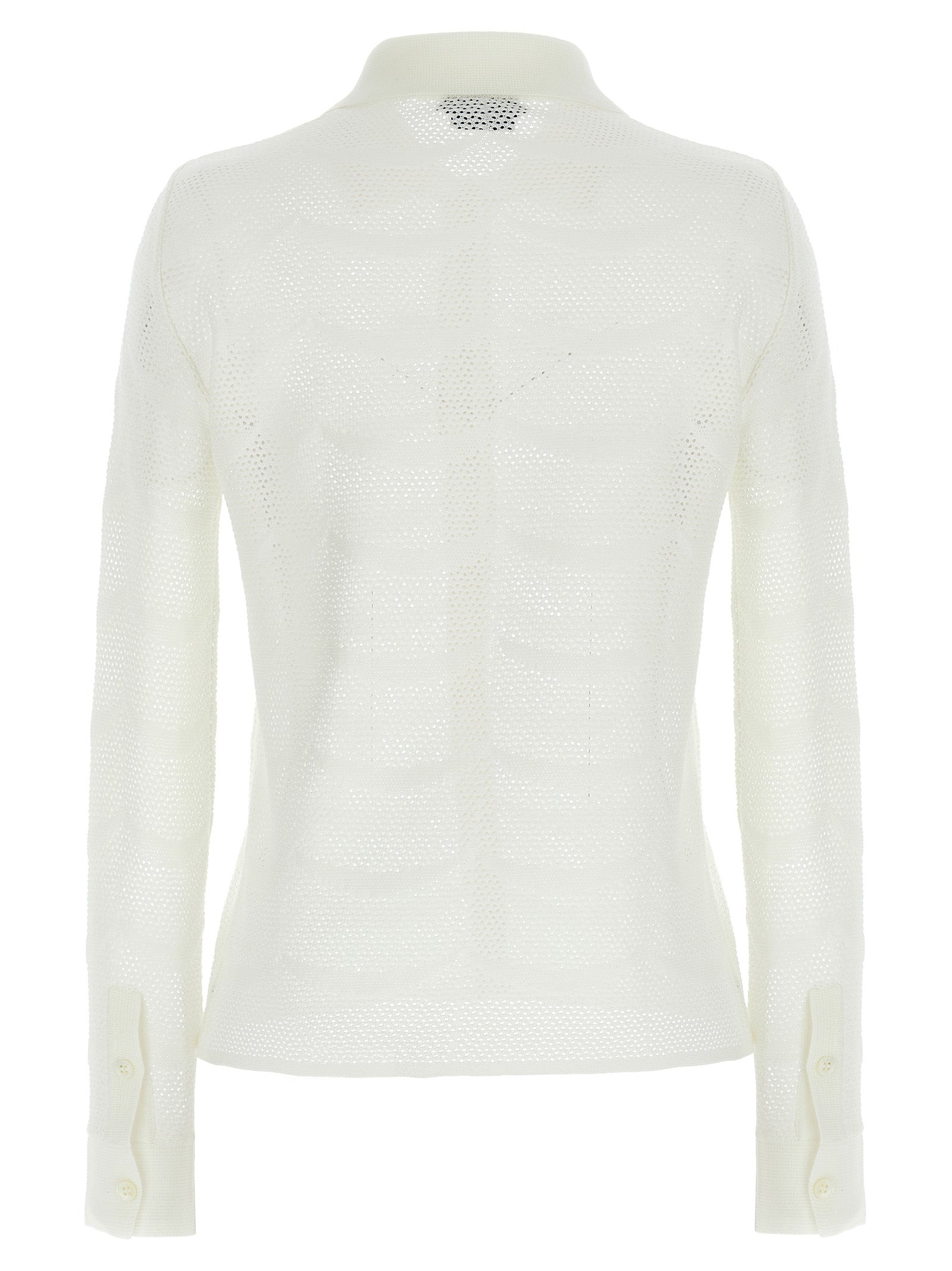 Tom Ford Weißer Strickcardigan aus Baumwolle