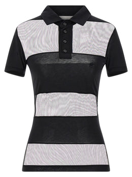 Coperni Schwarzes Baumwoll-Poloshirt
