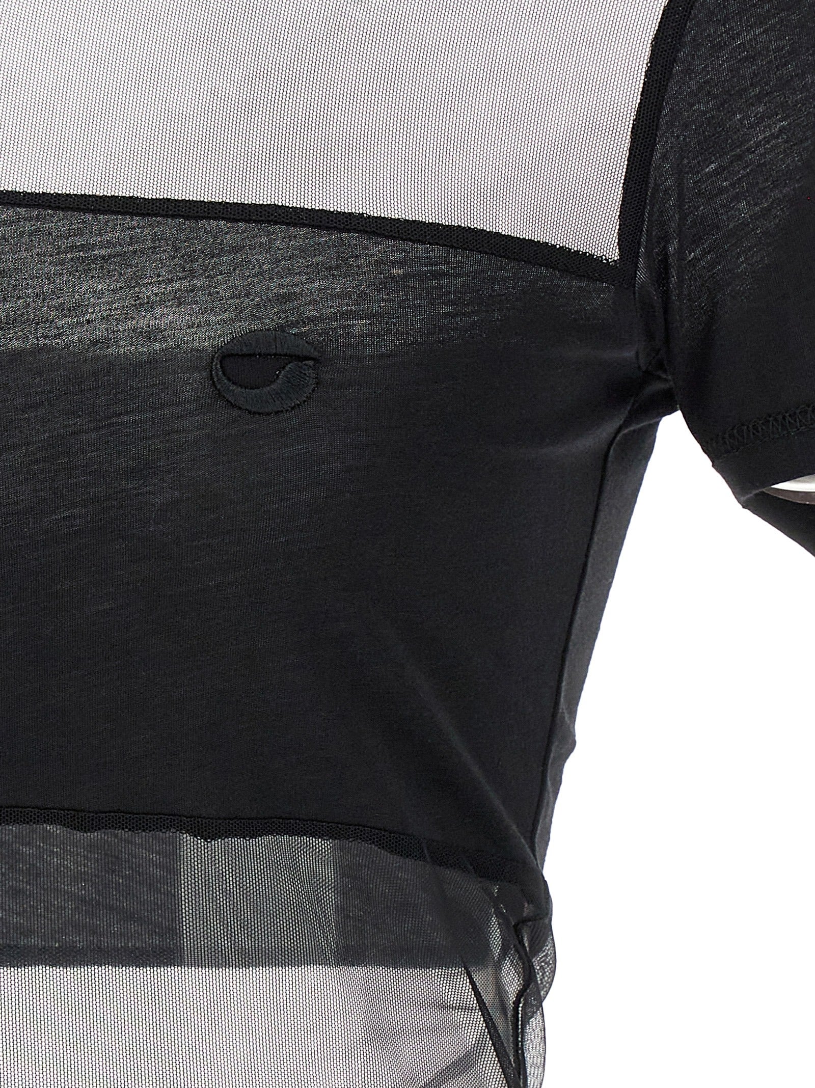 Coperni Schwarzes Baumwoll-Poloshirt