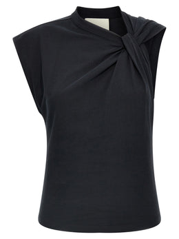 Isabel Marant Schwarzes Baumwoll-T-Shirt