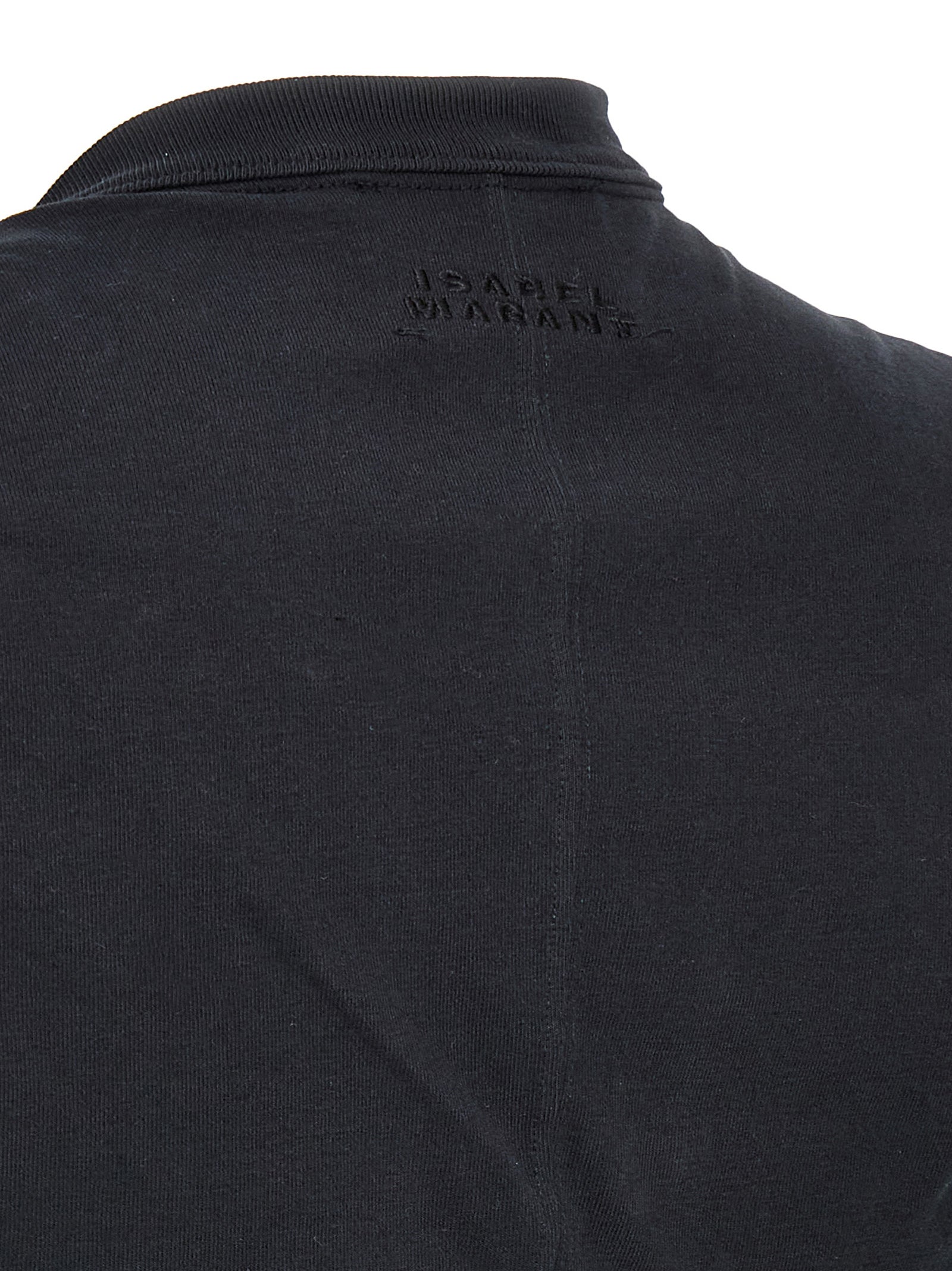 Isabel Marant Schwarzes Baumwoll-T-Shirt
