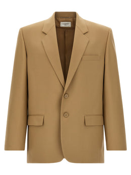 Saint Laurent Beiger Wollblazer