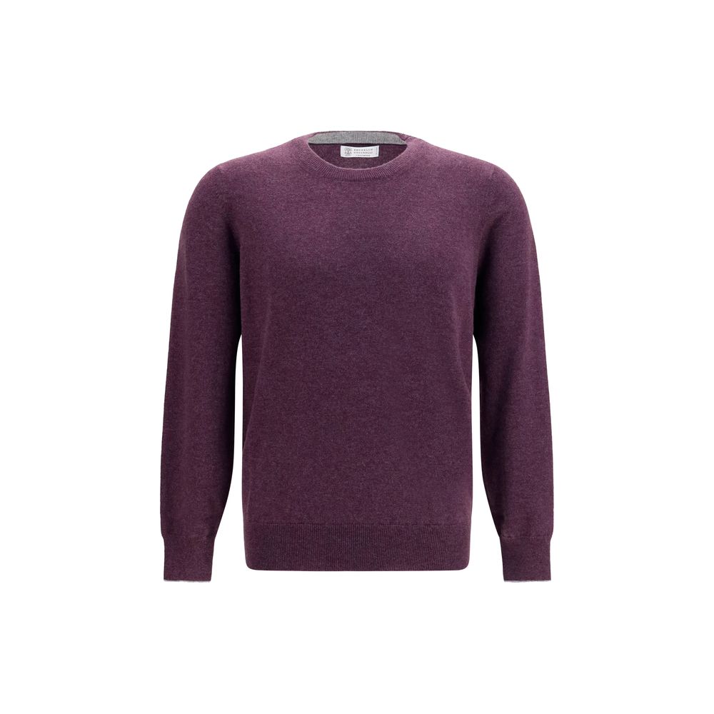 Brunello Cucinelli Lila Kaschmirpullover