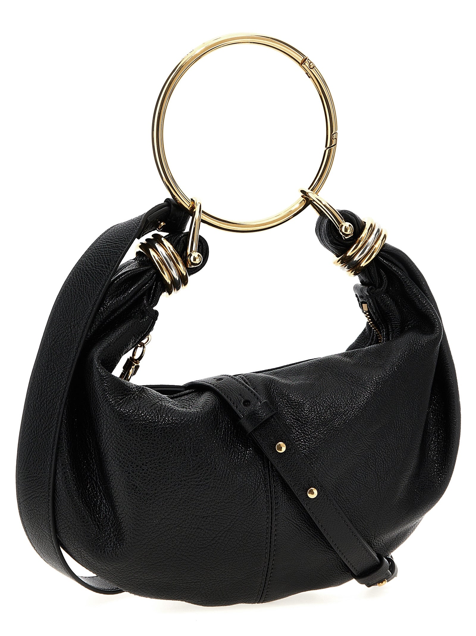Chloé Schwarze Kalbsleder-Handtasche