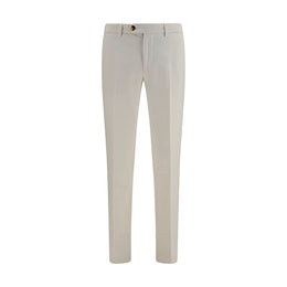 Brunello Cucinelli Weiße Baumwollhose im Casual-Look