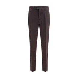 Brunello Cucinelli Braune Baumwollhose für die Freizeit